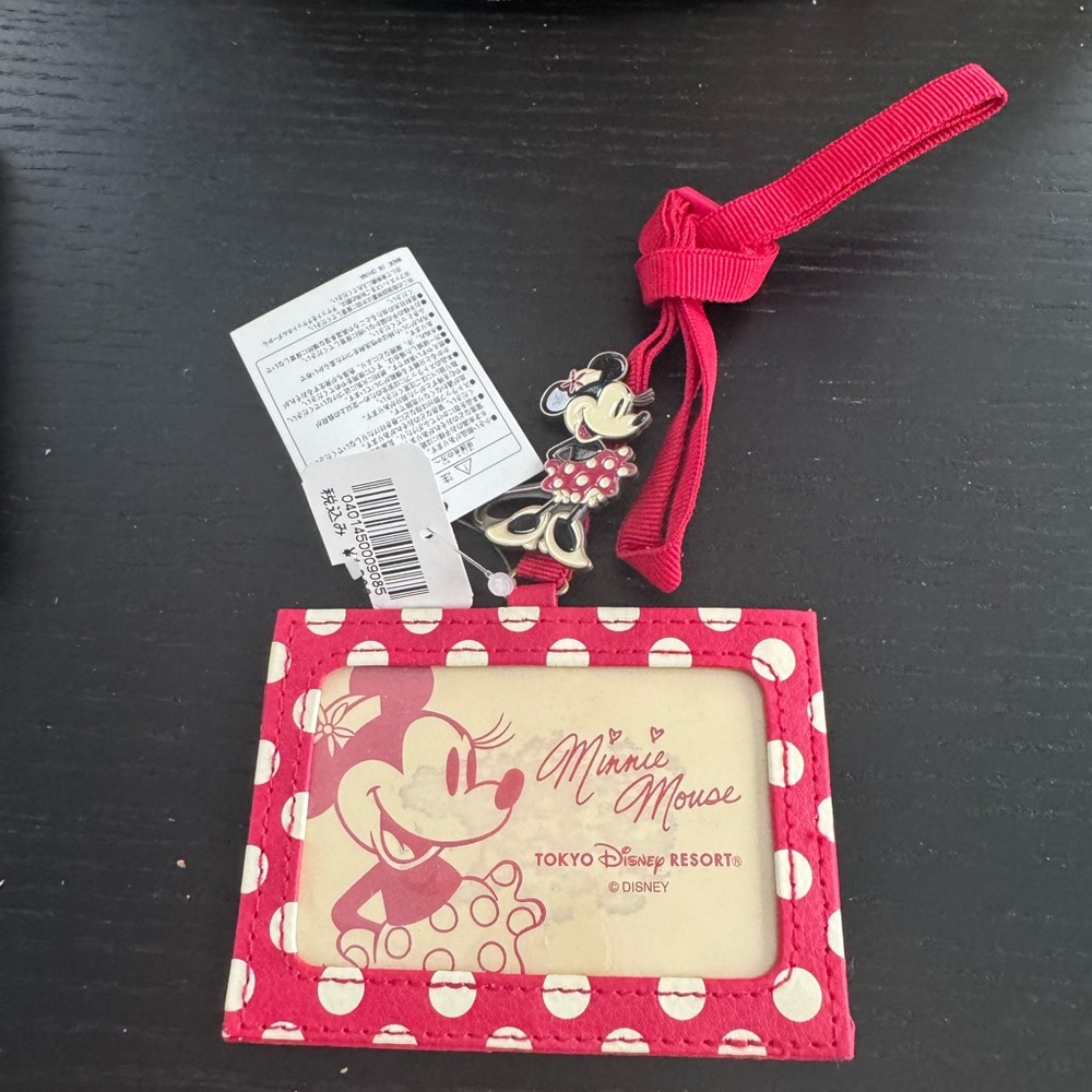 Disney Minnie Mouse Red and White Polka Dot Card Holder